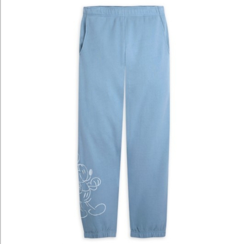 NWT Disney Mickey Mouse Genuine Mousewear Fleece Joggers Blue 2X Plus